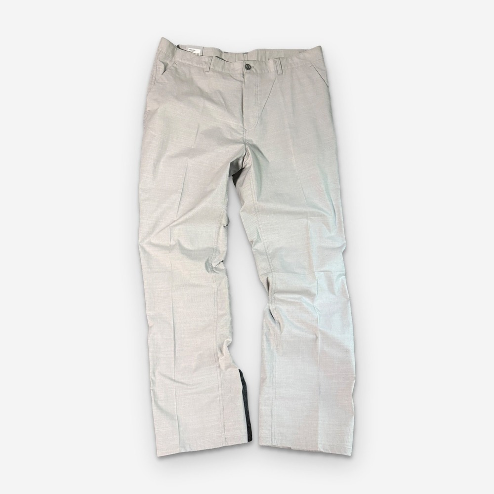 Ashworth Golf Pants Mens 38 Medium Grey Micro Check AM6153S6 NWT New